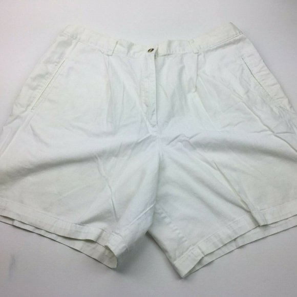 Jennifer Moore Women's White Shorts Casual Spring Summer Size 2X - Picture 1 of 9